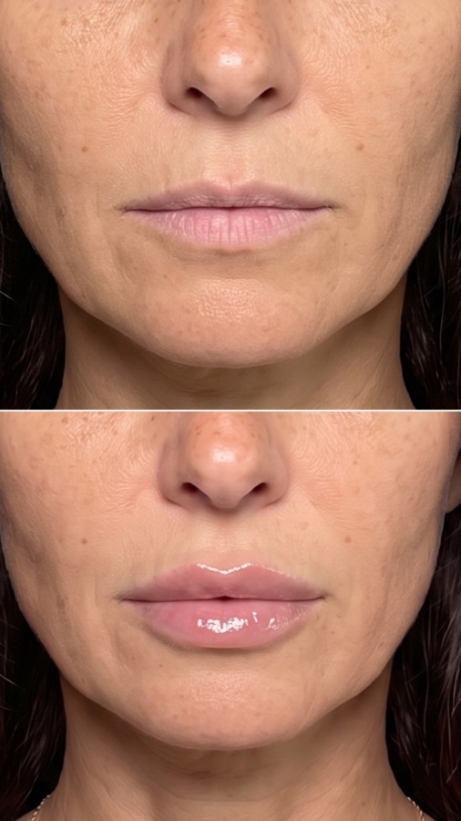Avant / Après Lip Volume