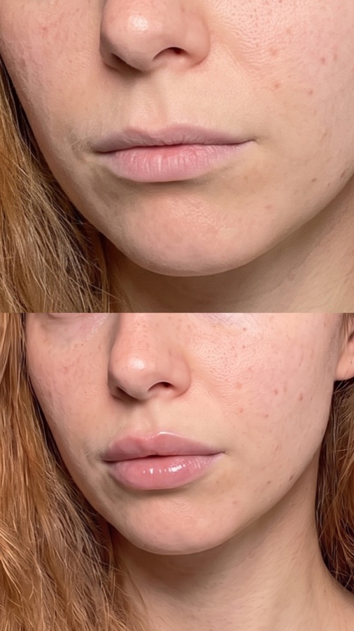 Avant / Après Lip Volume